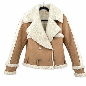 Choosy Highline Vegan Suede Sherpa Jacket